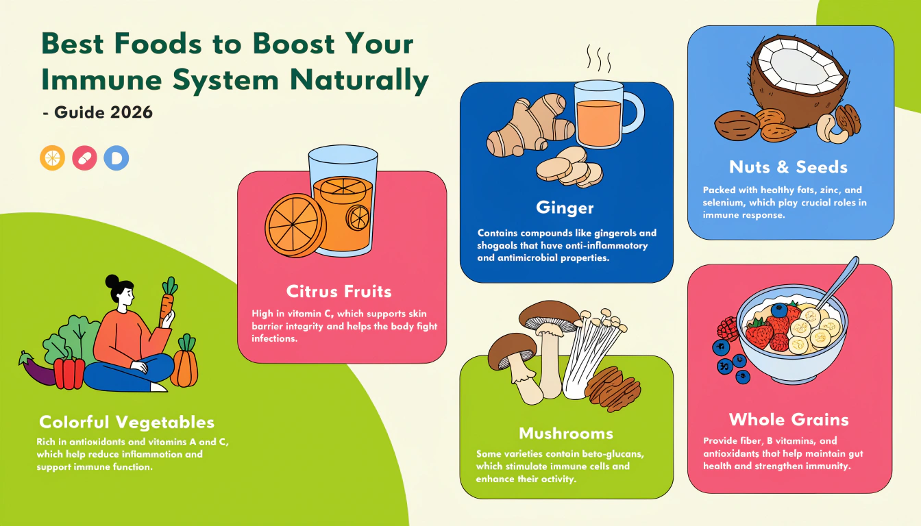 Best Foods to Boost Your Immune System Naturally – Guide 2026