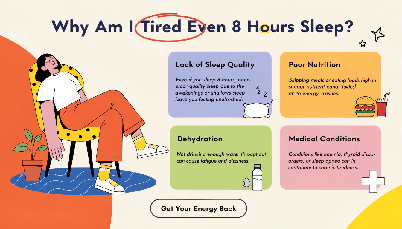 Why Am I Tired Even 8 Hours Of Sleep? – Guide